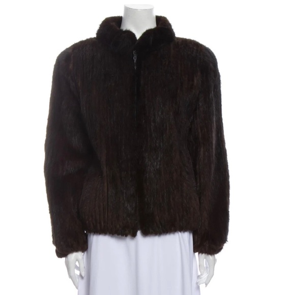 Saga Mink Fur Bomber - Picture 13 of 15